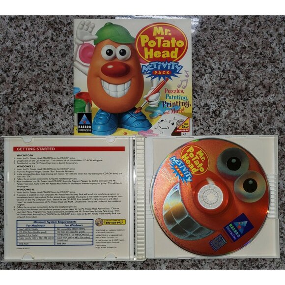 Potato Head Activity Pack (Jewel Case) - PC WIN 3.1/95 Video Game VINTAGE 1997! - Picture 4 of 6